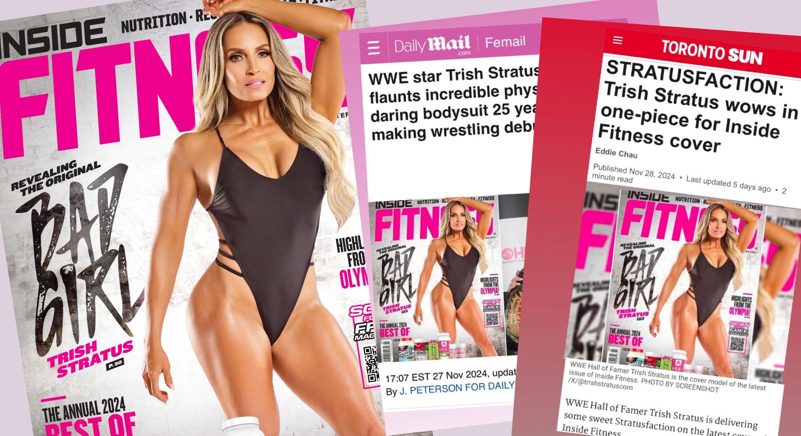 Trish Stratus Makes Waves with Latest Inside Fitness Cover and Media Buzz - insidefitnessmag.com